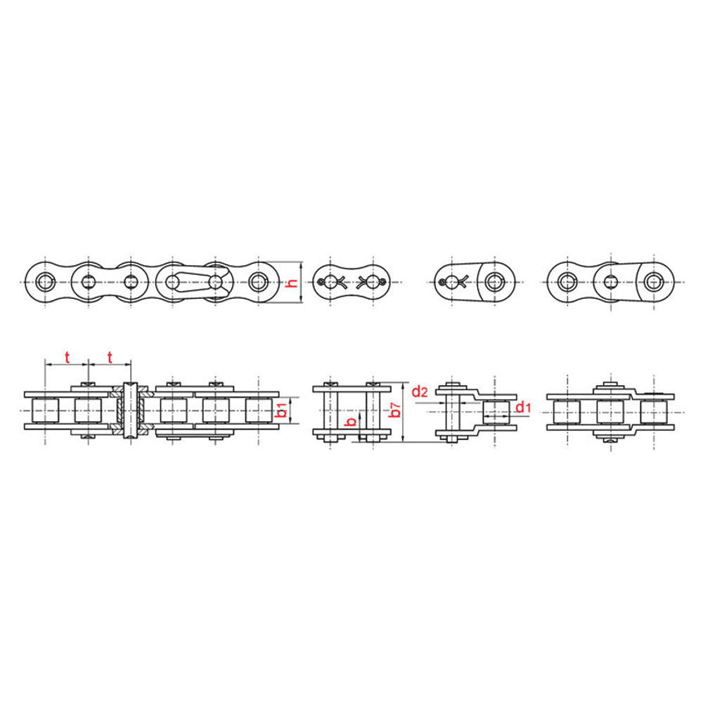 Цепь PHC 10B-1SSX5MTR